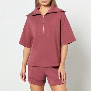 Varley Willow Short Sleeve Half-Zip Sweatshirt